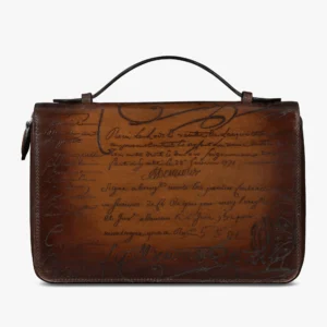 Portafoglio lungo Itauba Wide Scritto in pelle con zip