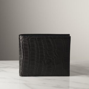 PORTAFOGLIO IN PELLE DI COCCODRILLO POLO